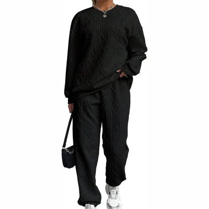 Long - Sleeve Knit Outfit – Comfortable Casual Style - LunaKit.LTD