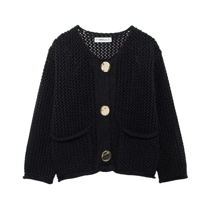 Long - Sleeve Knit Sweater – Cozy Modern Style - LunaKit.LTD