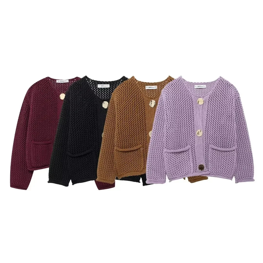 Long - Sleeve Knit Sweater – Cozy Modern Style - LunaKit.LTD