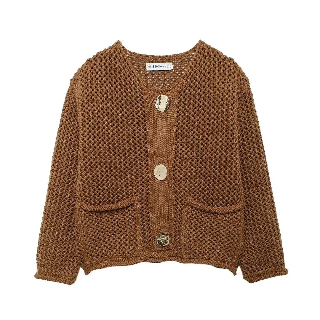 Long - Sleeve Knit Sweater – Cozy Modern Style - LunaKit.LTD