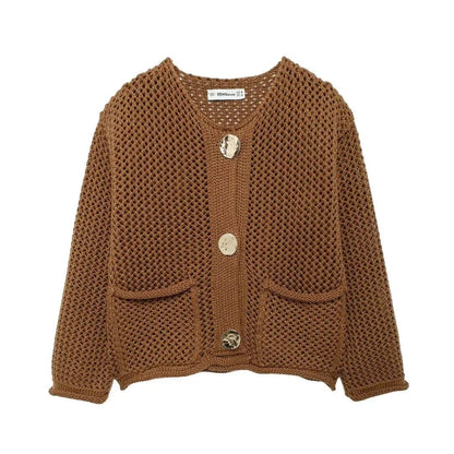 Long - Sleeve Knit Sweater – Cozy Modern Style - LunaKit.LTD