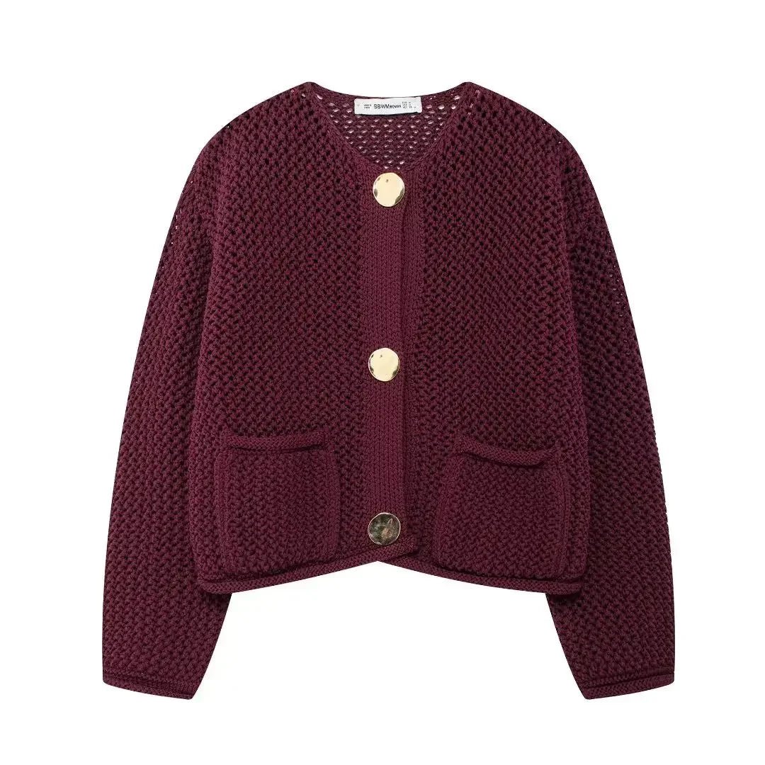 Long - Sleeve Knit Sweater – Cozy Modern Style - LunaKit.LTD