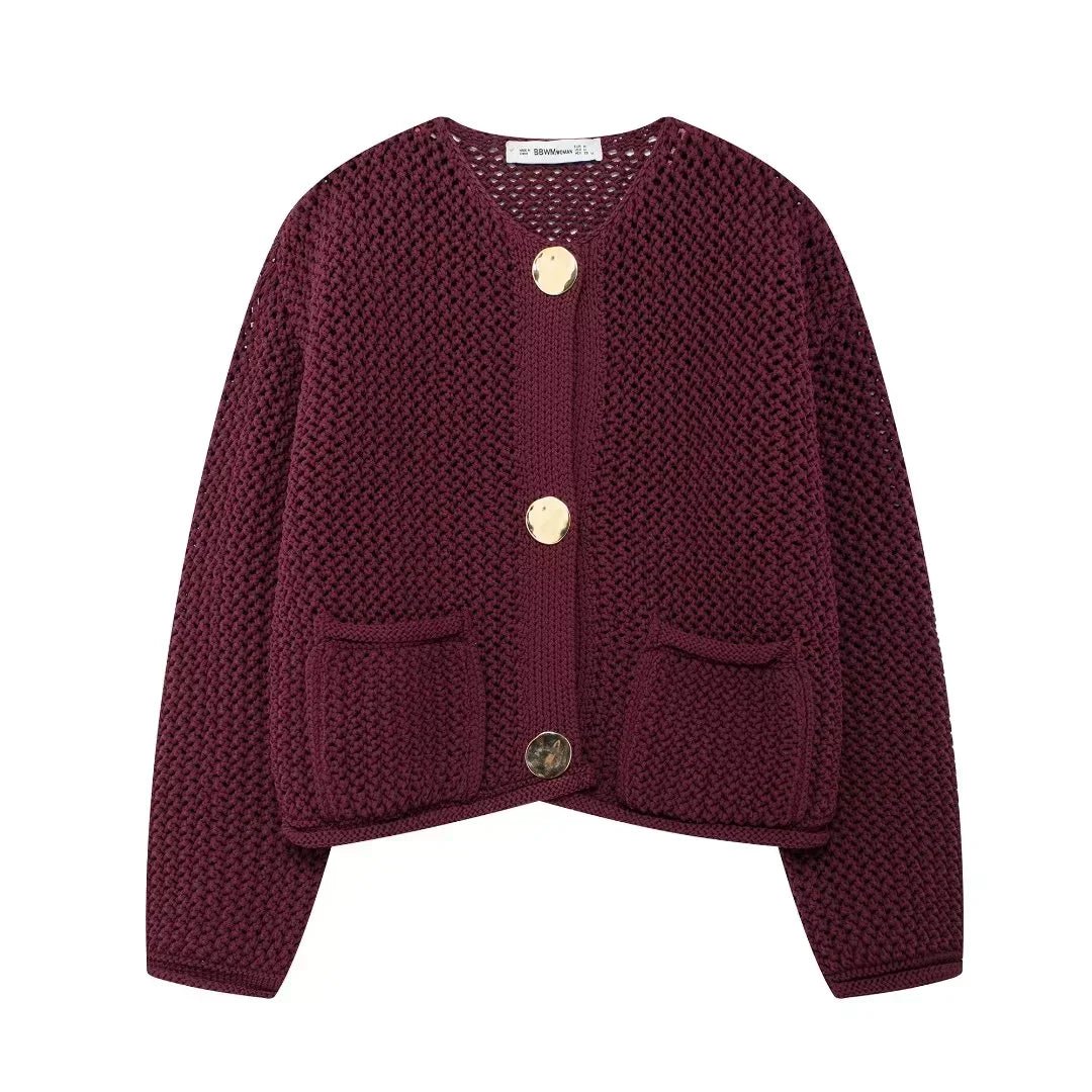 Long - Sleeve Knit Sweater – Cozy Modern Style - LunaKit.LTD