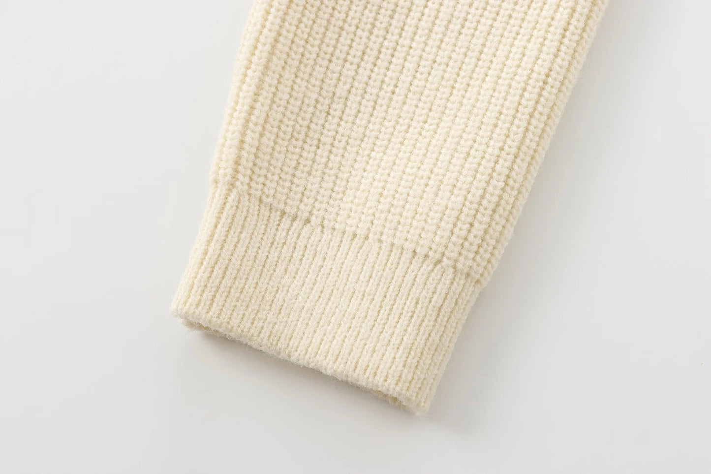 Long - Sleeve Knit Sweater – Feminine Minimal Chic - LunaKit.LTD