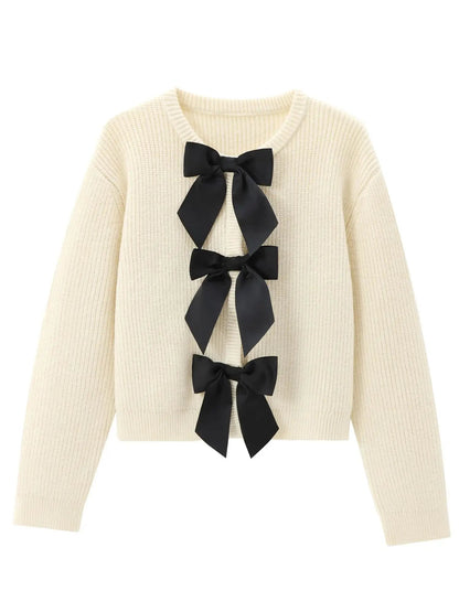 Long - Sleeve Knit Sweater – Feminine Minimal Chic - LunaKit.LTD