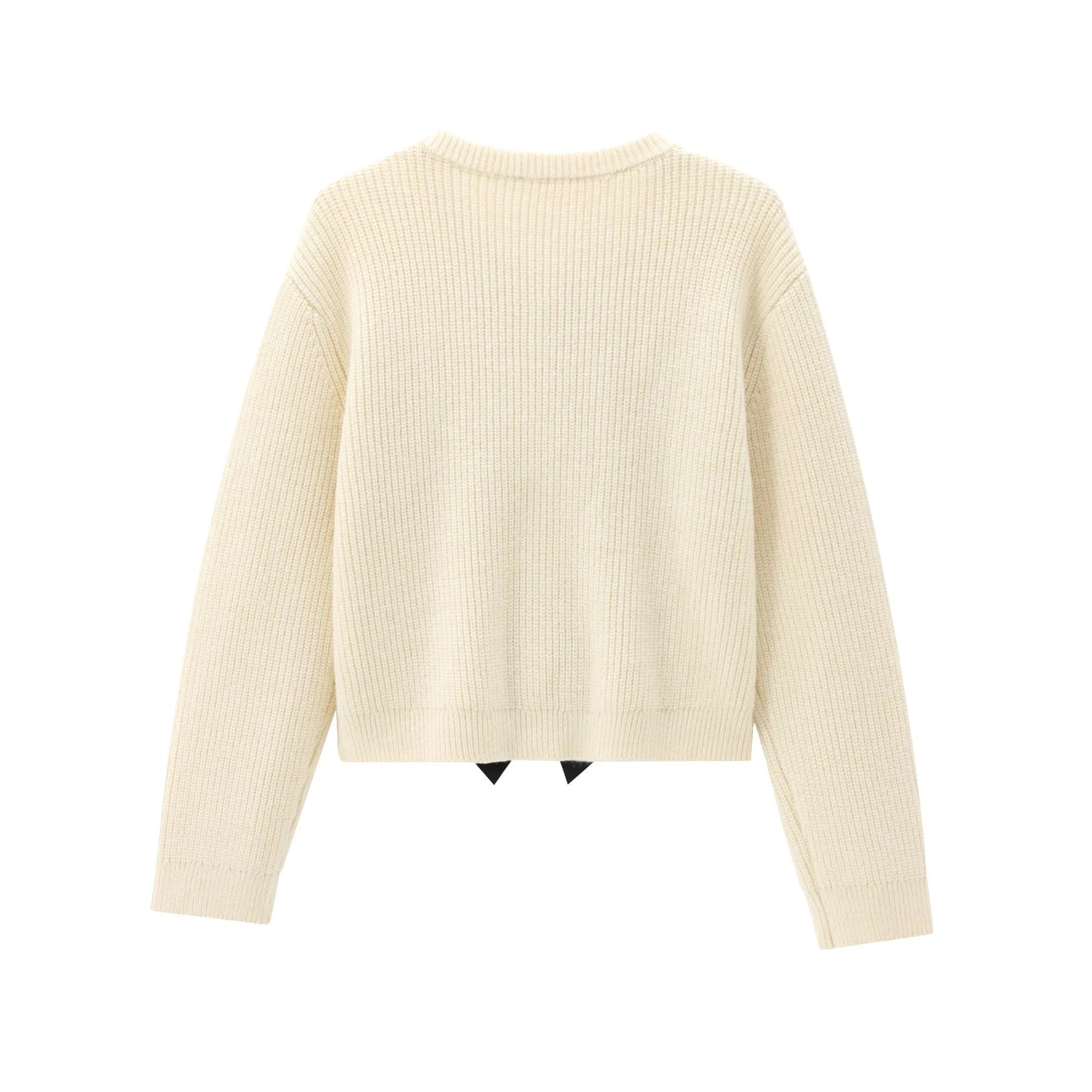 Long - Sleeve Knit Sweater – Feminine Minimal Chic - LunaKit.LTD