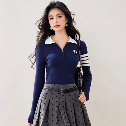 Long - Sleeve Pullover – Sporty Modern Minimal Look - LunaKit.LTD