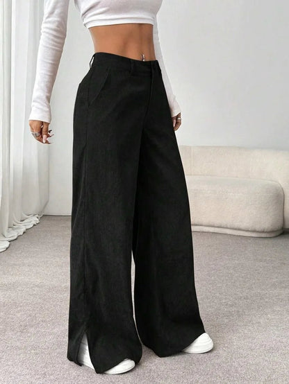 Loose Corduroy Pants – Elegant Retro Comfort - LunaKit.LTD