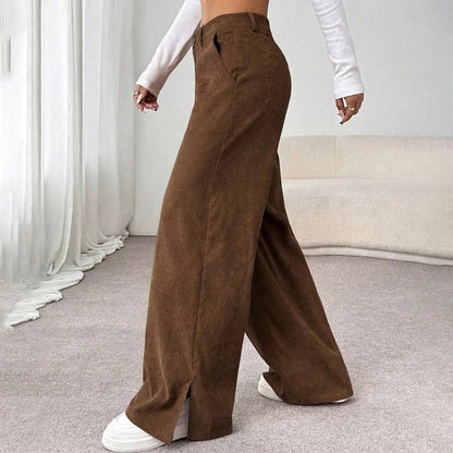 Loose Corduroy Pants – Elegant Retro Comfort - LunaKit.LTD