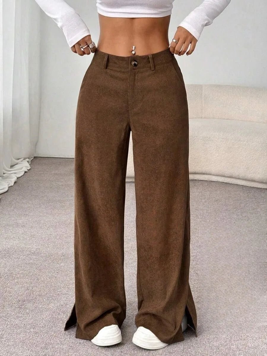 Loose Corduroy Pants – Elegant Retro Comfort - LunaKit.LTD
