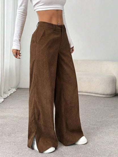 Loose Corduroy Pants – Elegant Retro Comfort - LunaKit.LTD