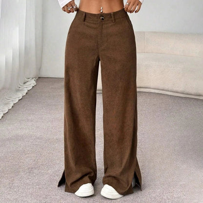 Loose Corduroy Pants – Elegant Retro Comfort - LunaKit.LTD