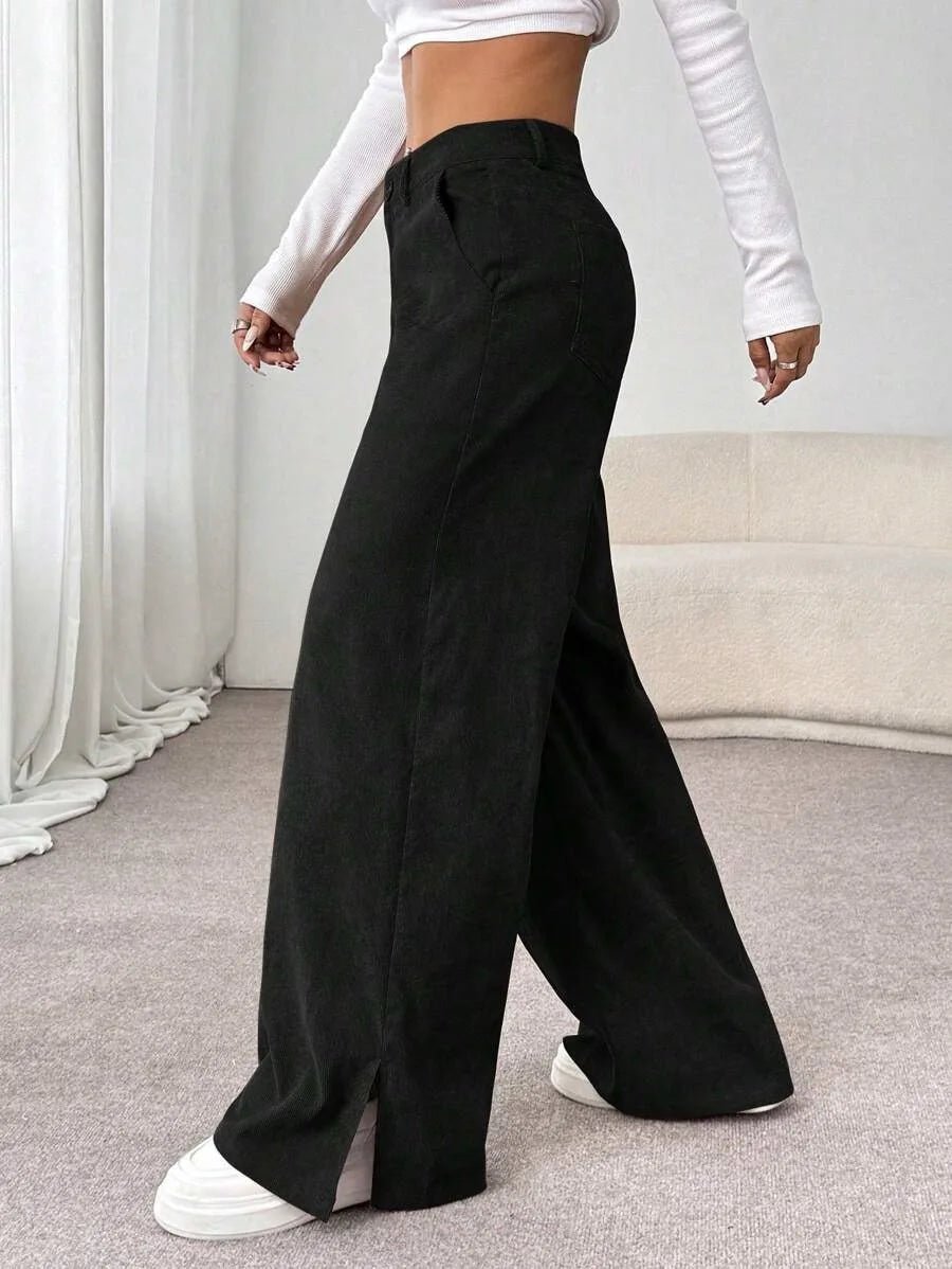 Loose Corduroy Pants – Elegant Retro Comfort - LunaKit.LTD