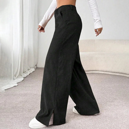 Loose Corduroy Pants – Elegant Retro Comfort - LunaKit.LTD