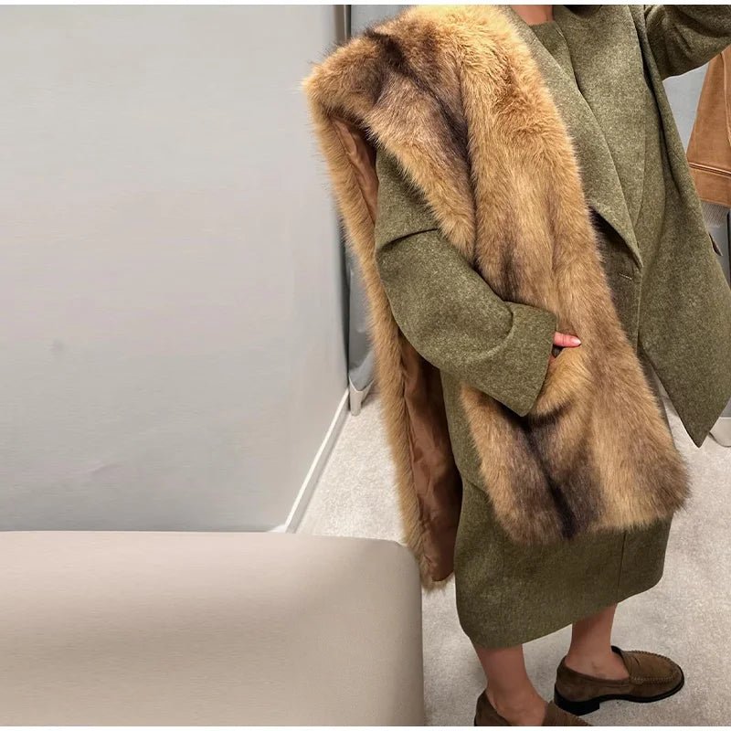 Loose Fit Blazer Set – High - Waist Retro Chic Style - LunaKit.LTD