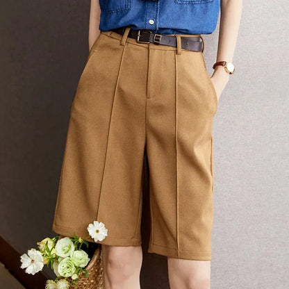 Loose Fit Five - Point Shorts – Elegant Commuter Style - LunaKit.LTD