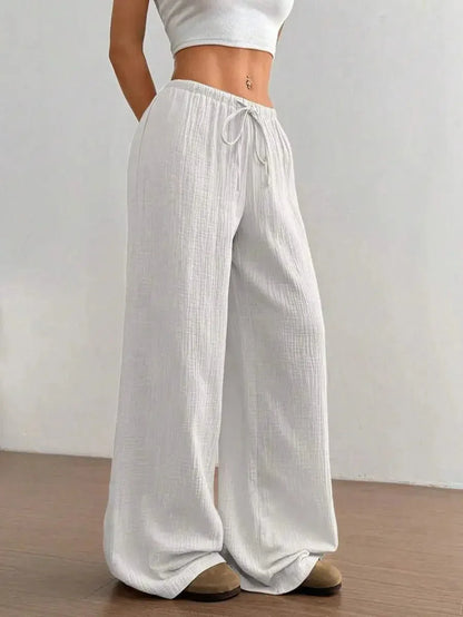 Loose Fit Wide - Leg Pants – Casual Luxe Style - LunaKit.LTD
