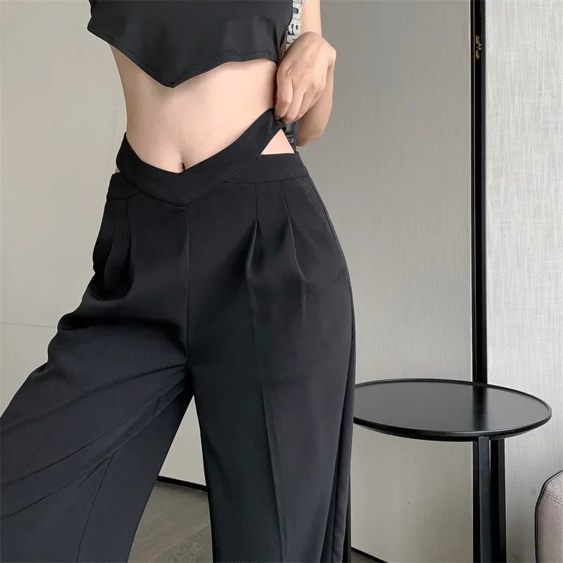 Loose Fit Wide - Leg Pants – Flowing Summer Style - LunaKit.LTD