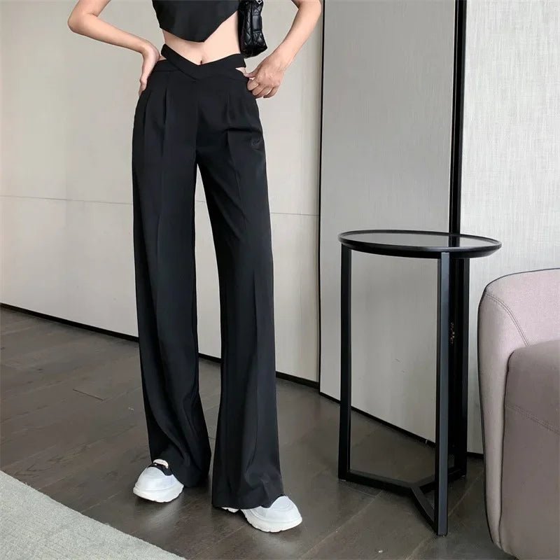Loose Fit Wide - Leg Pants – Flowing Summer Style - LunaKit.LTD