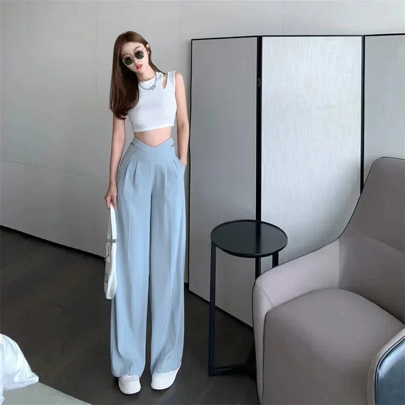 Loose Fit Wide - Leg Pants – Flowing Summer Style - LunaKit.LTD