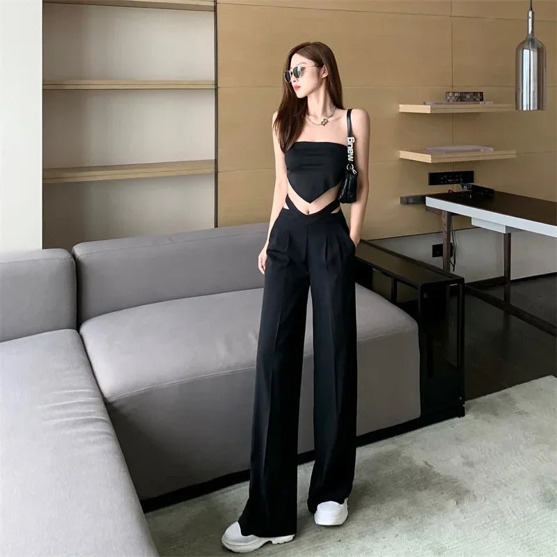 Loose Fit Wide - Leg Pants – Flowing Summer Style - LunaKit.LTD