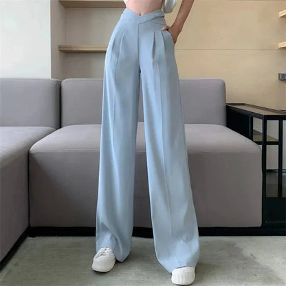 Loose Fit Wide - Leg Pants – Flowing Summer Style - LunaKit.LTD