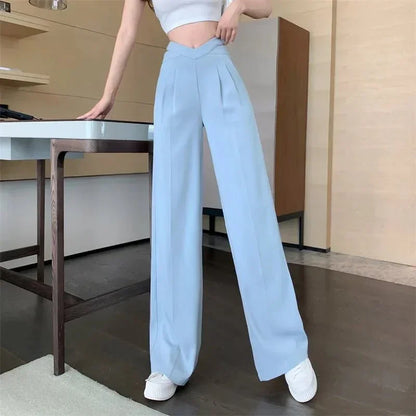 Loose Fit Wide - Leg Pants – Flowing Summer Style - LunaKit.LTD