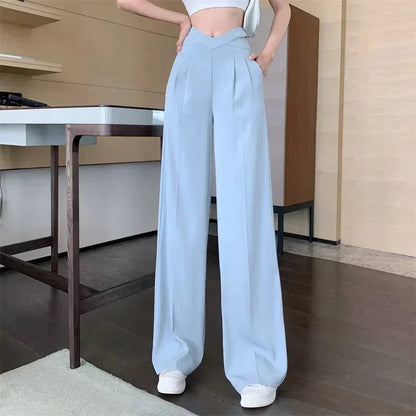 Loose Fit Wide - Leg Pants – Flowing Summer Style - LunaKit.LTD