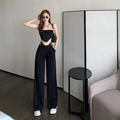 Loose Fit Wide - Leg Pants – Flowing Summer Style - LunaKit.LTD