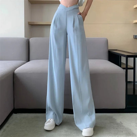 Loose Fit Wide - Leg Pants – Flowing Summer Style - LunaKit.LTD