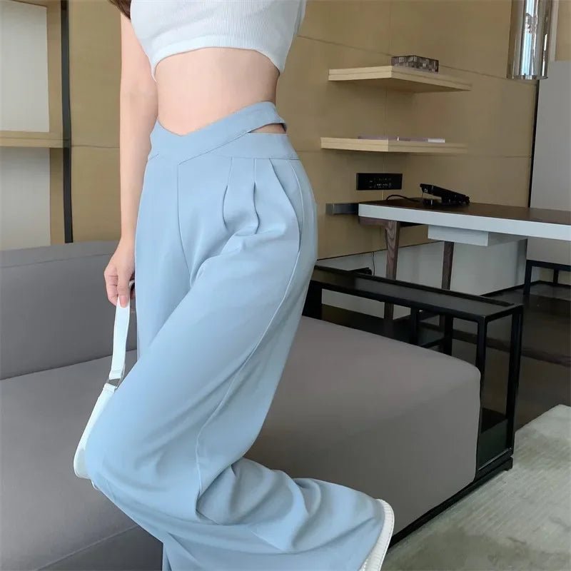 Loose Fit Wide - Leg Pants – Flowing Summer Style - LunaKit.LTD