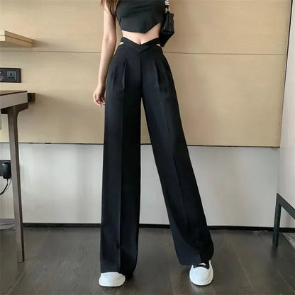 Loose Fit Wide - Leg Pants – Flowing Summer Style - LunaKit.LTD