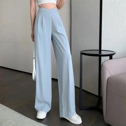 Loose Fit Wide - Leg Pants – Flowing Summer Style - LunaKit.LTD