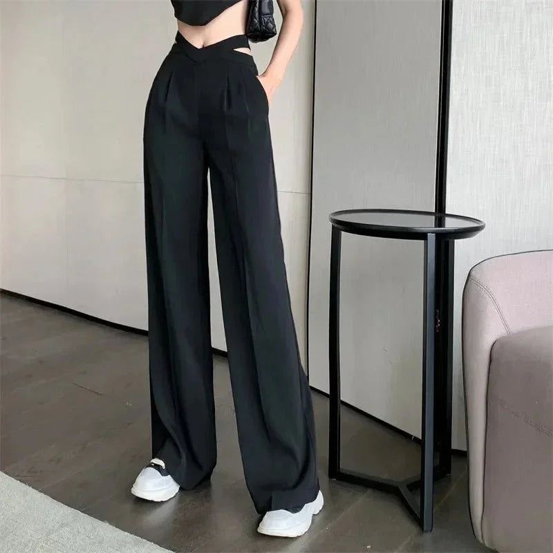 Loose Fit Wide - Leg Pants – Flowing Summer Style - LunaKit.LTD