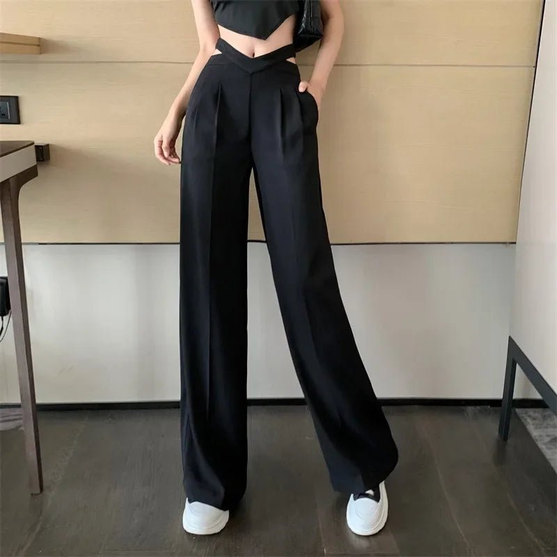 Loose Fit Wide - Leg Pants – Flowing Summer Style - LunaKit.LTD