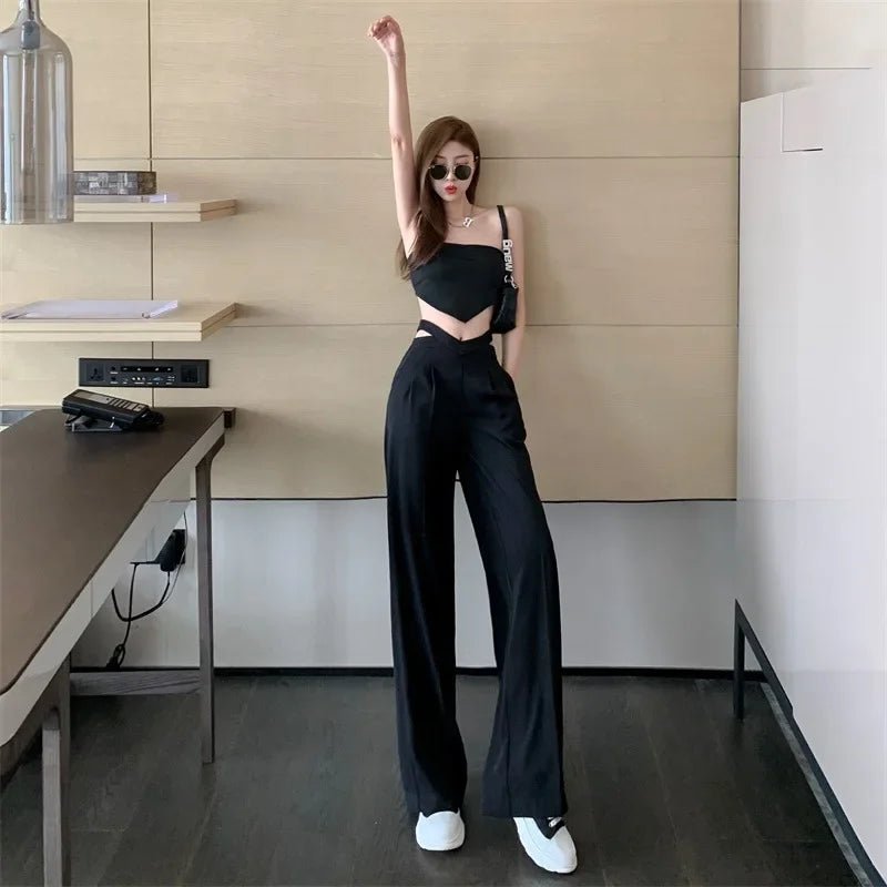 Loose Fit Wide - Leg Pants – Flowing Summer Style - LunaKit.LTD