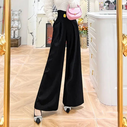 Loose Fit Wide - Leg Pants – Versatile Modern Look - LunaKit.LTD