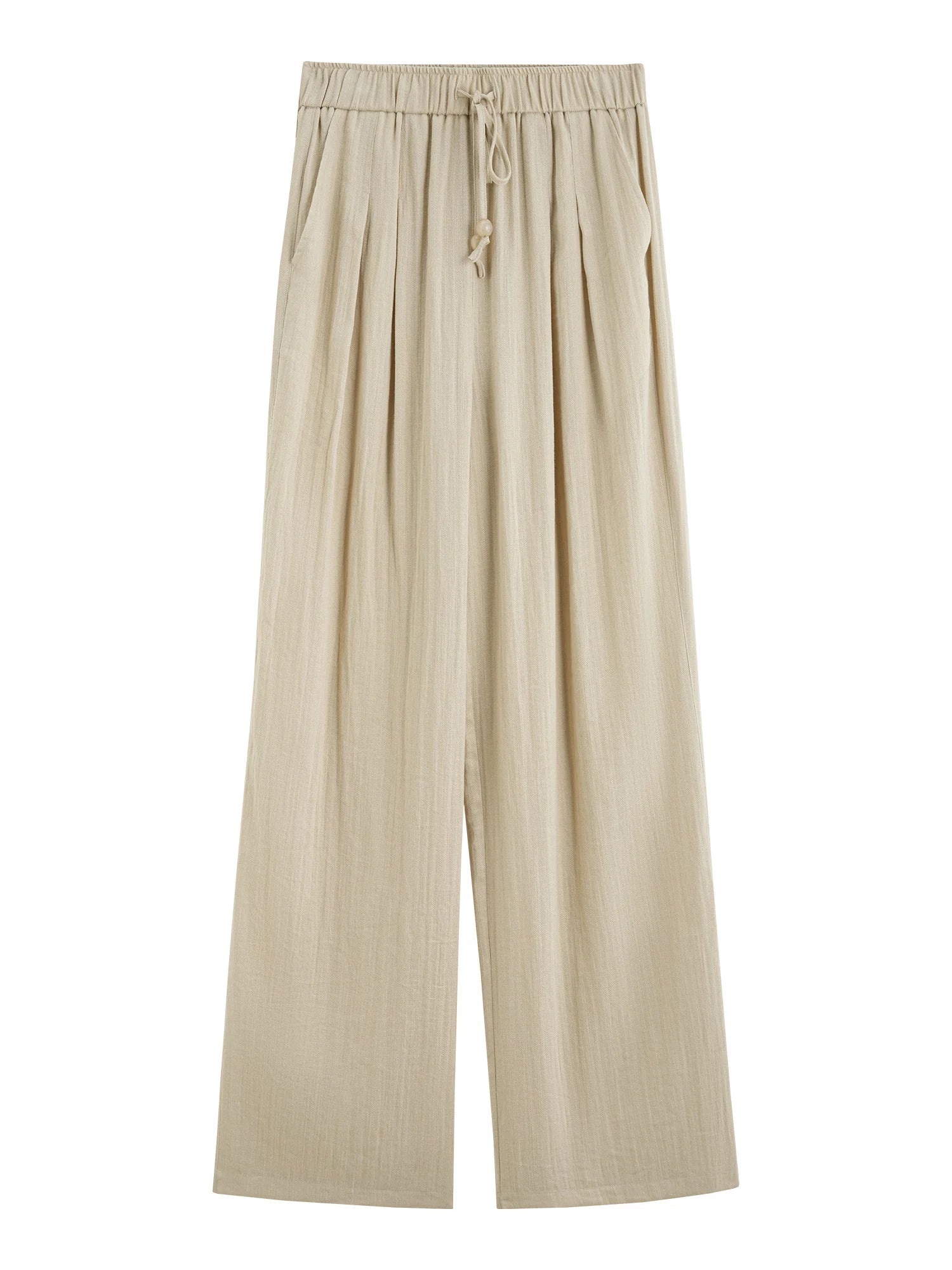 Minimalist Linen Pants – Relaxed High - Waist Summer Chic - LunaKit.LTD