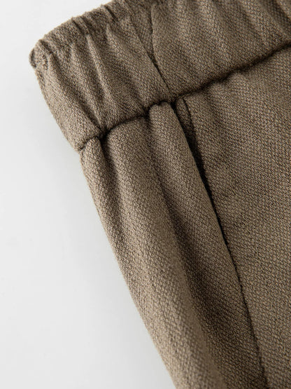 Minimalist Linen Pants – Relaxed High - Waist Summer Chic - LunaKit.LTD