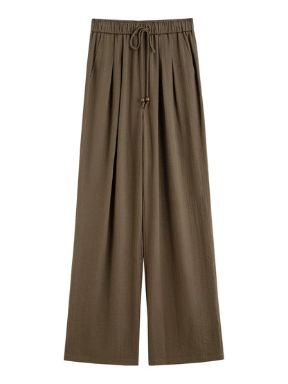 Minimalist Linen Pants – Relaxed High - Waist Summer Chic - LunaKit.LTD
