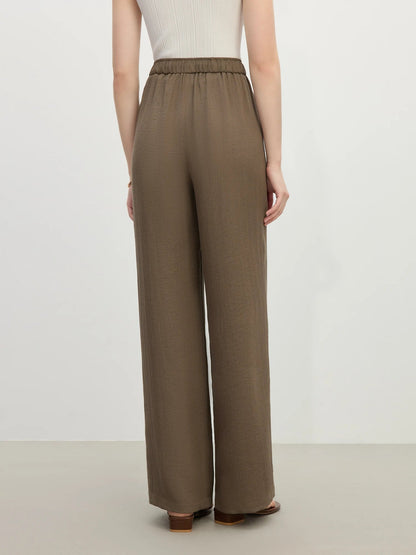 Minimalist Linen Pants – Relaxed High - Waist Summer Chic - LunaKit.LTD