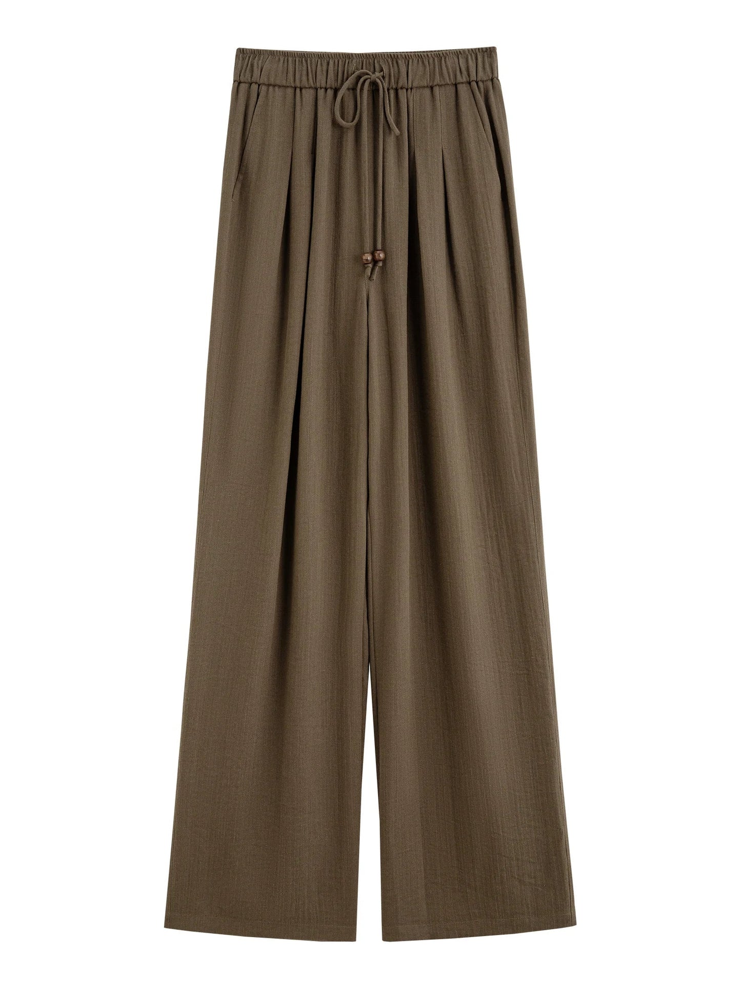 Minimalist Linen Pants – Relaxed High - Waist Summer Chic - LunaKit.LTD