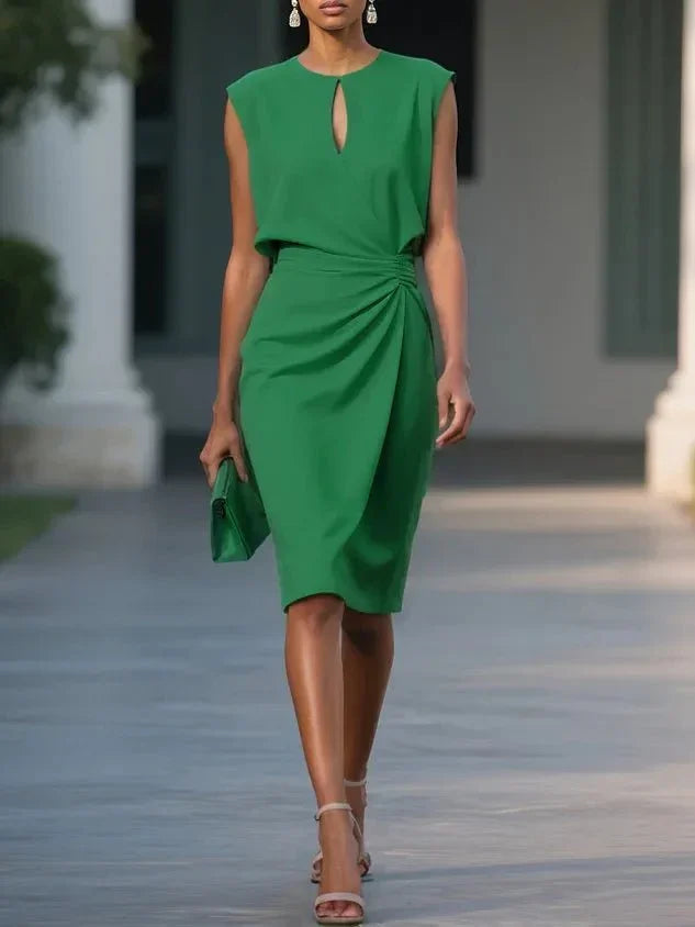 O - Neck Bodycon Dress – Modern Elegant Fit - LunaKit.LTD