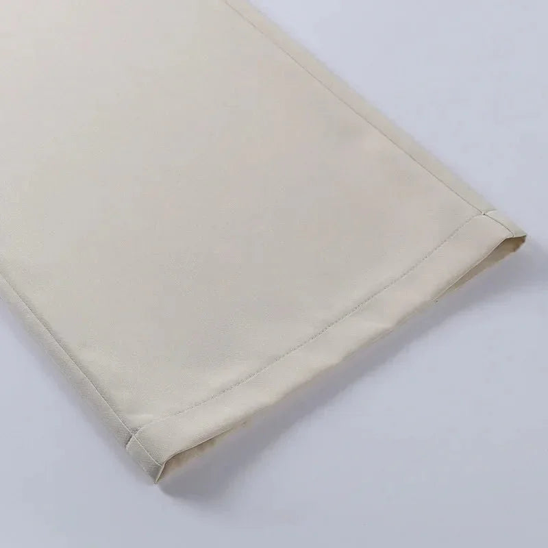 Plain Wide - Leg Pants – Casual High - Waist Fit - LunaKit.LTD