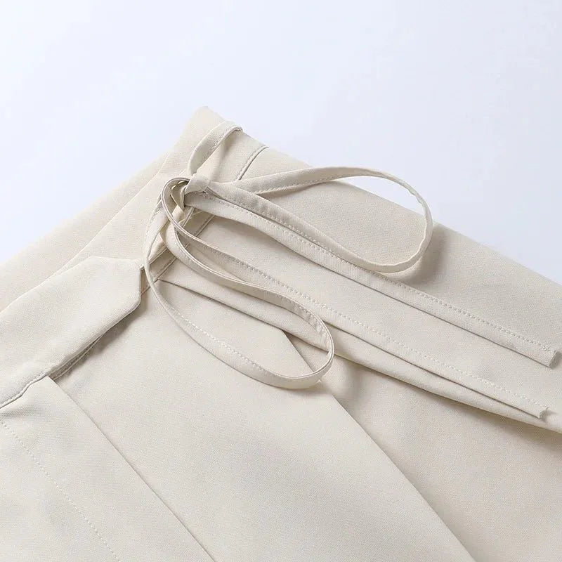 Plain Wide - Leg Pants – Casual High - Waist Fit - LunaKit.LTD