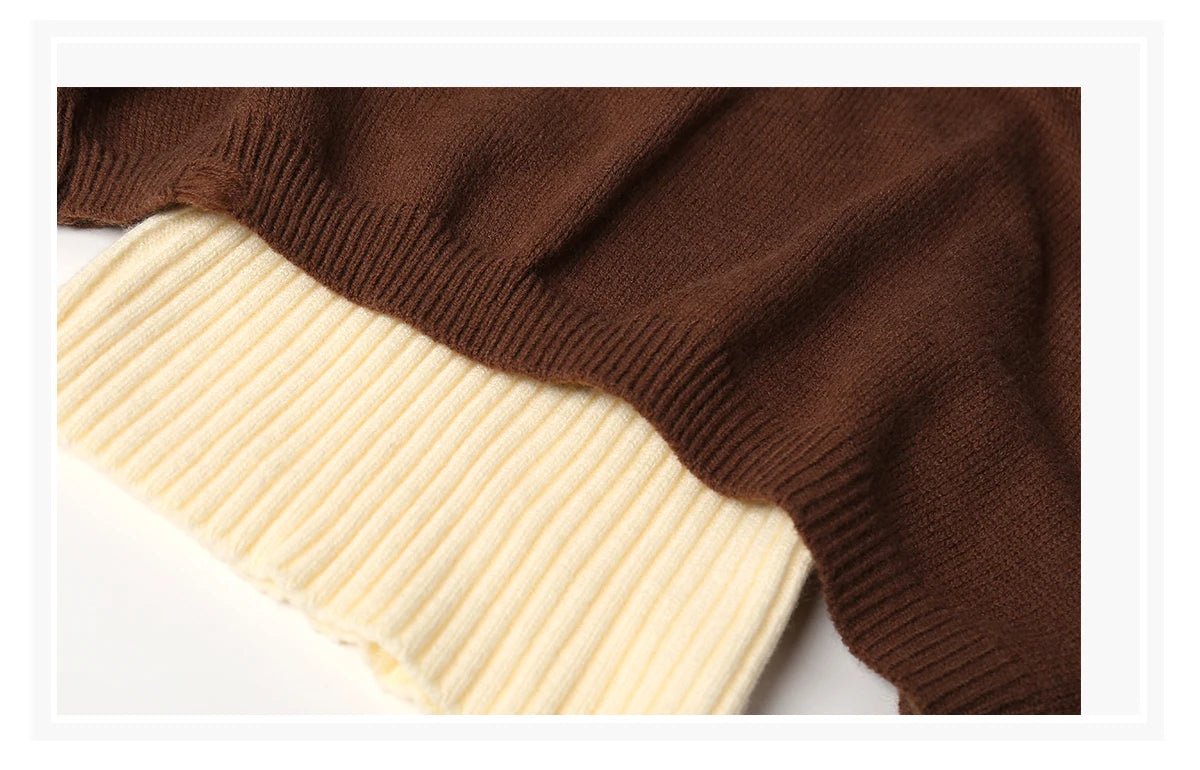 Preppy Knit Set – Cropped Sweater & College - Inspired Jumper - LunaKit.LTD