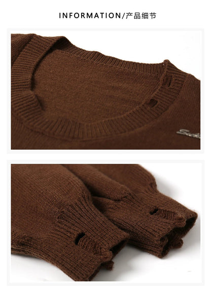 Preppy Knit Set – Cropped Sweater & College - Inspired Jumper - LunaKit.LTD