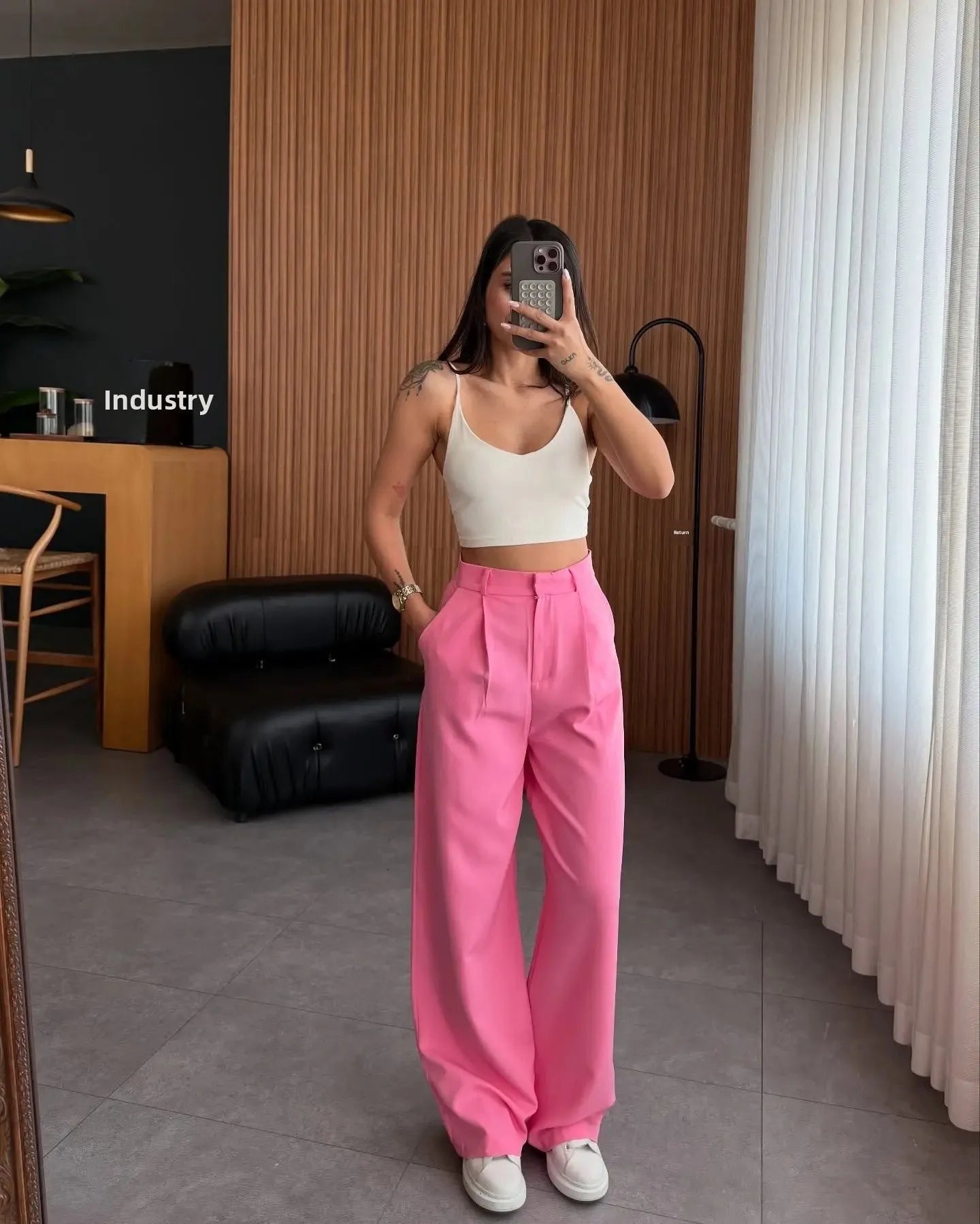 Pure Color Slim Pants – Versatile Everyday Fit - LunaKit.LTD