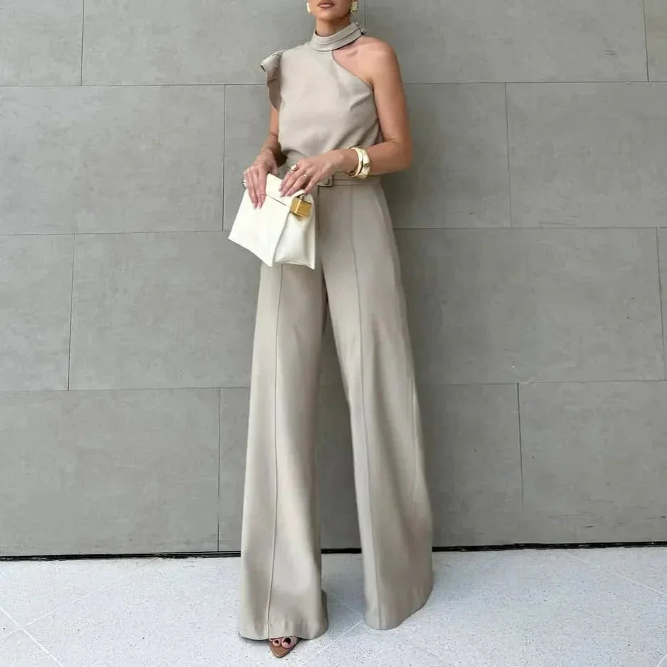 Simple Straight - Leg Pants Set – Effortless Style - LunaKit.LTD