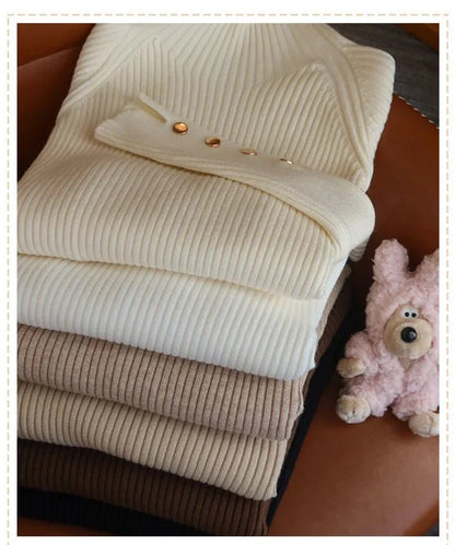 Slim Fit Pullover – Cozy Knit Street Style - LunaKit.LTD